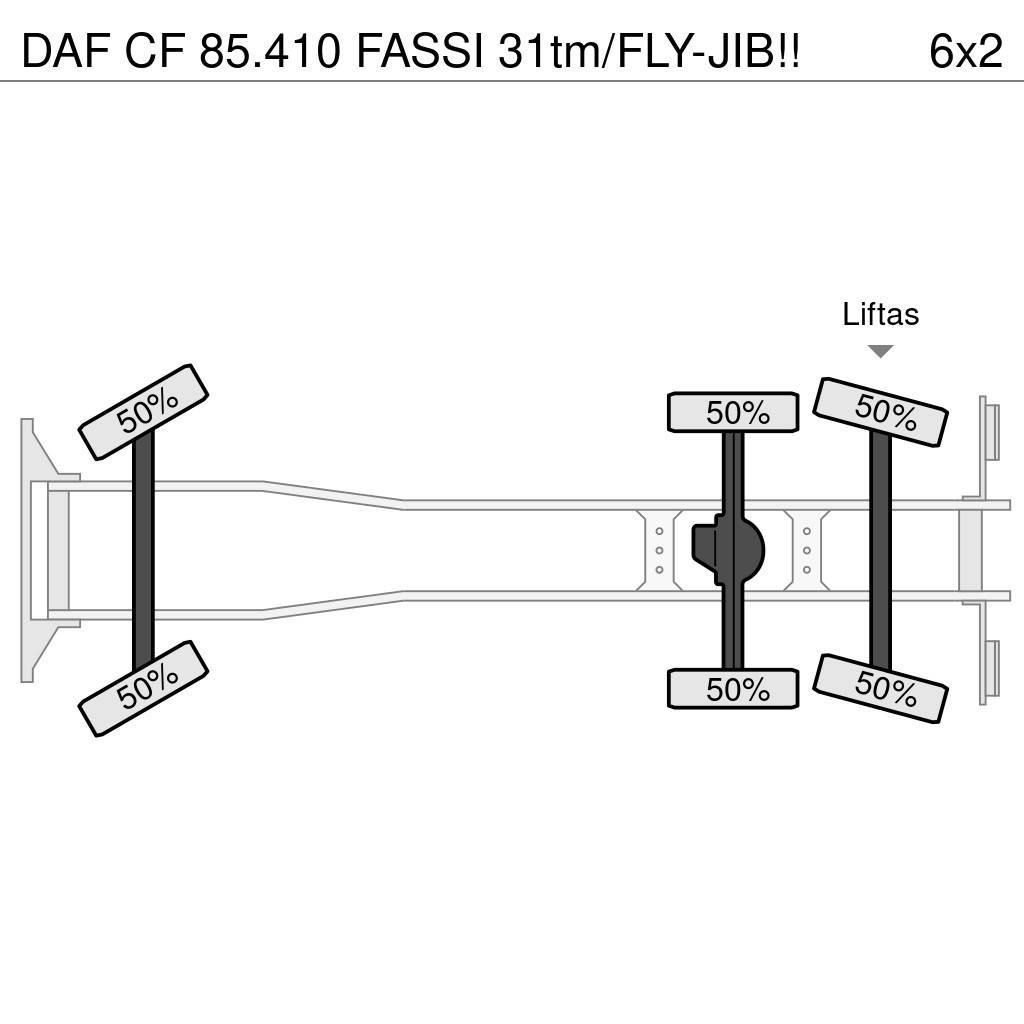 DAF CF 85.410 FASSI 31tm/FLY-JIB!! Grúas todo terreno