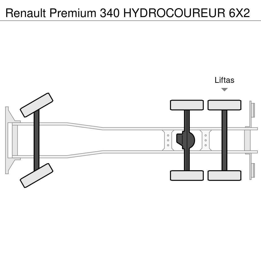Renault Premium 340 HYDROCOUREUR 6X2 Camiones aspiradores/combi