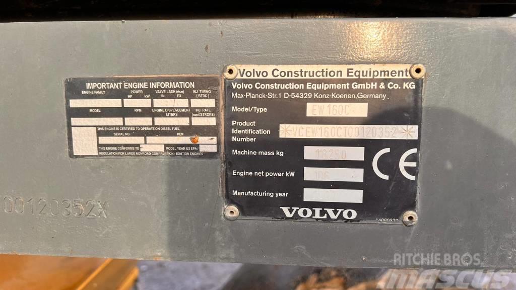 Volvo EW 160 C Excavadoras de ruedas