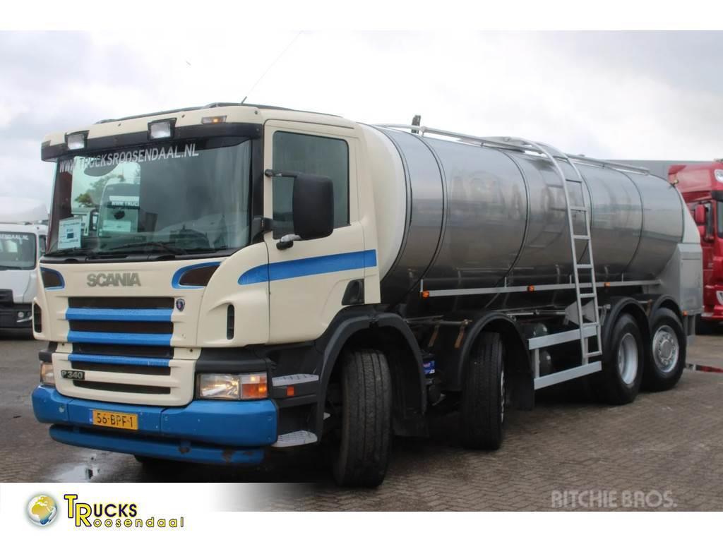 Scania P340 milk/water + 19.500 liter + 8x2 Camiones cisterna