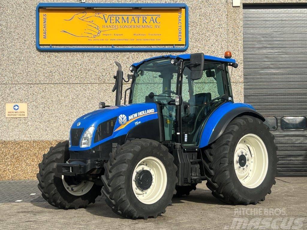 New Holland T5.115 Utility - Dual Command, climatisée, rampant Tractores