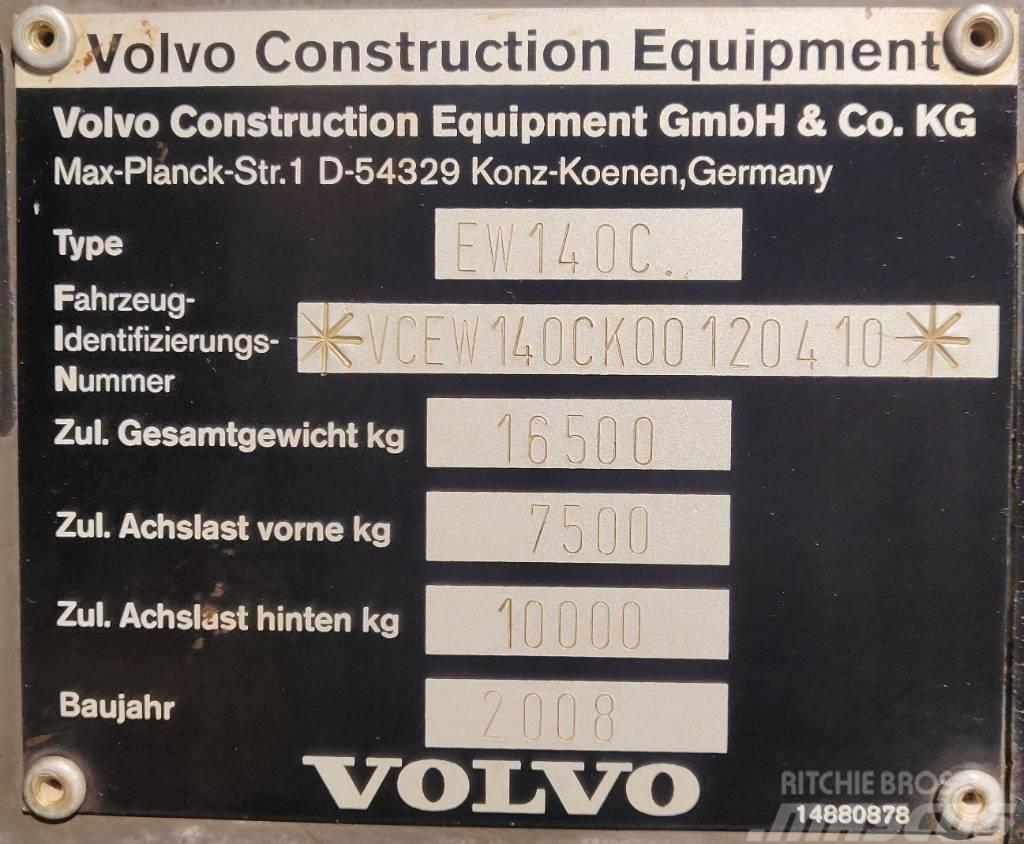Volvo EW 140 C Excavadoras de ruedas
