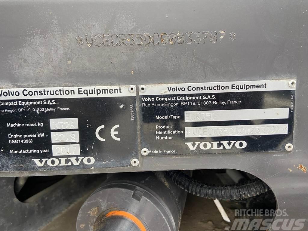 Volvo ECR 35 D ROTOTILT / AC Excavadoras 7t - 12t