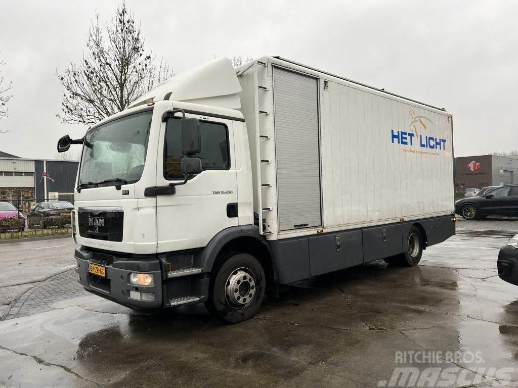 MAN TGM 15.250 4X2 - EURO 5 - ONLY 83.192 KM + BOX 6,5 Camiones caja cerrada