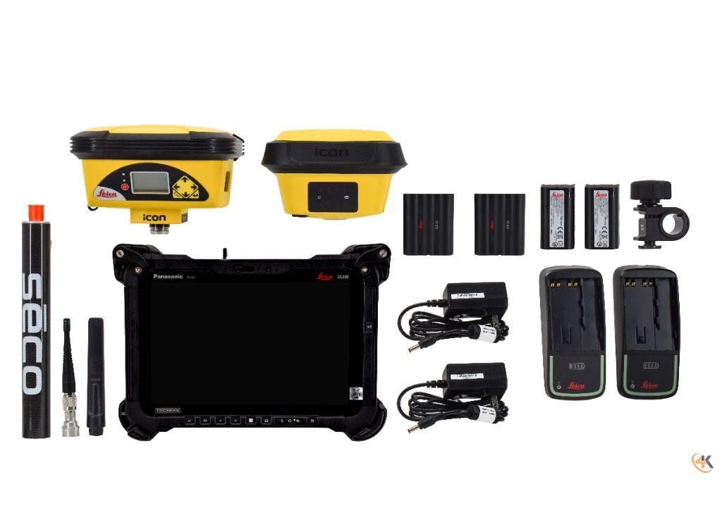 Leica iCON iCG60 & iCG70 900MHz Base/Rover w/ CC200 iCON Otros componentes
