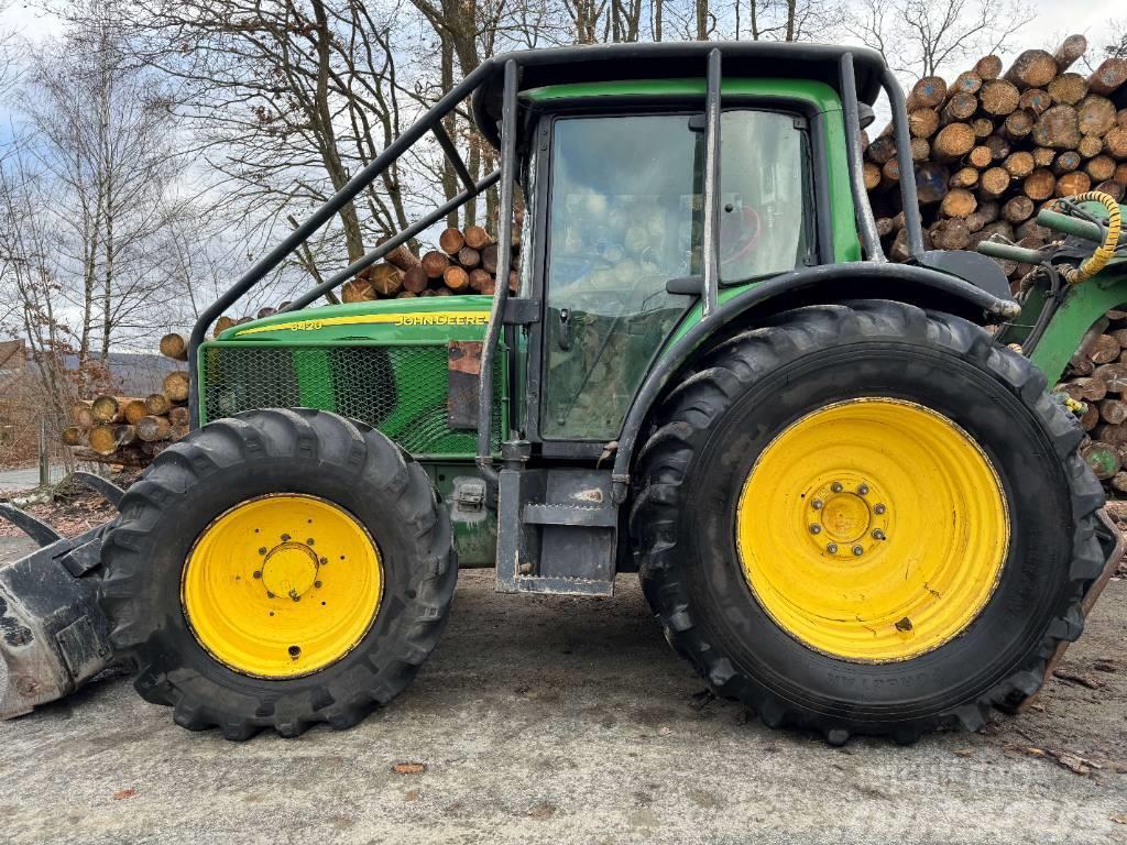 John Deere 6420 Kran Winde Schild / Fendt Ritter Deutz Forst Tractor forestal