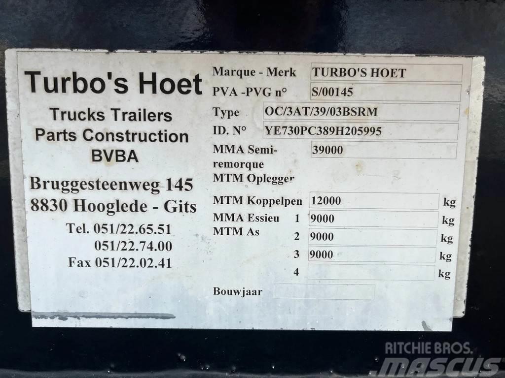  Turbo'sHoet 1x20ft - BPW - ADR(FL,AT,OX) - Perfect Semirremolques portacontenedores