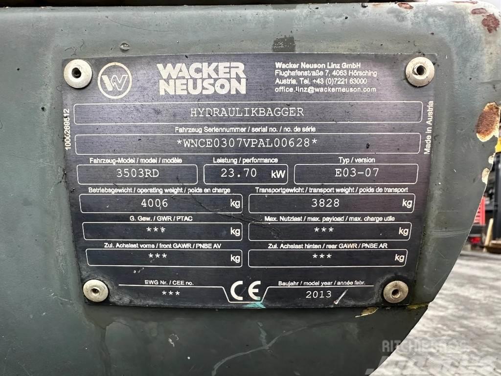 Wacker Neuson 3503 RD Mini excavadoras < 7t