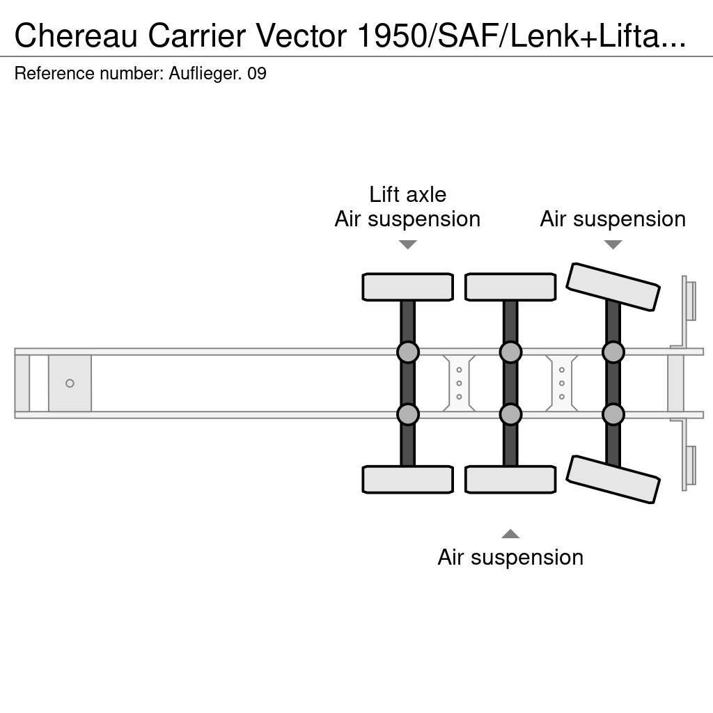 Chereau Carrier Vector 1950/SAF/Lenk+Liftachse/LBW Semirremolques isotermos/frigoríficos