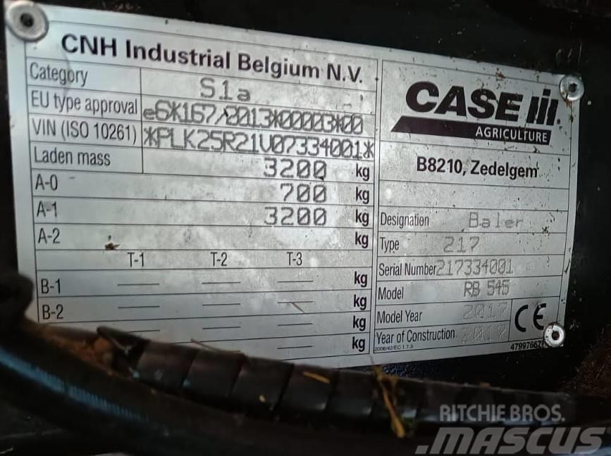 Case IH RB 545 Rotoempacadoras