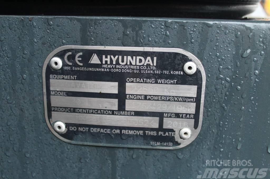 Hyundai HX 220 L / Pyörittäjä, Leica 3D, Rasvari, Lämmitin Excavadoras de cadenas