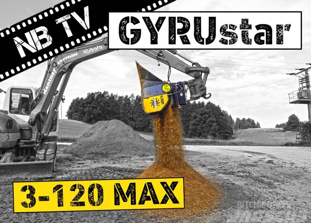 Gyru-Star 3-120MAX | Sieblöffel für Bagger & Lader Cucharas separadoras