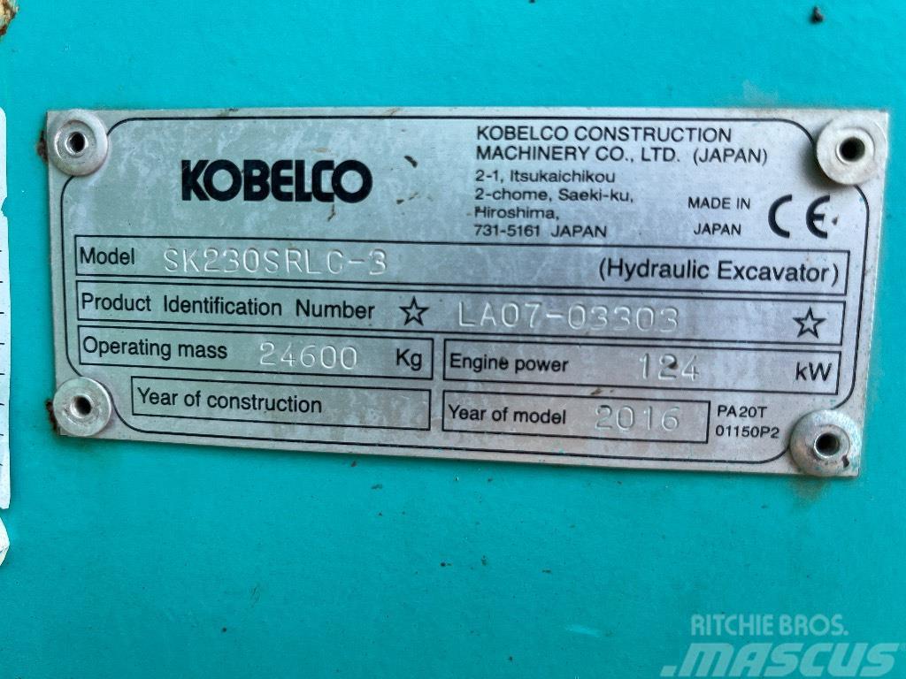 Kobelco SK 230 SR LC-3 Excavadoras de cadenas