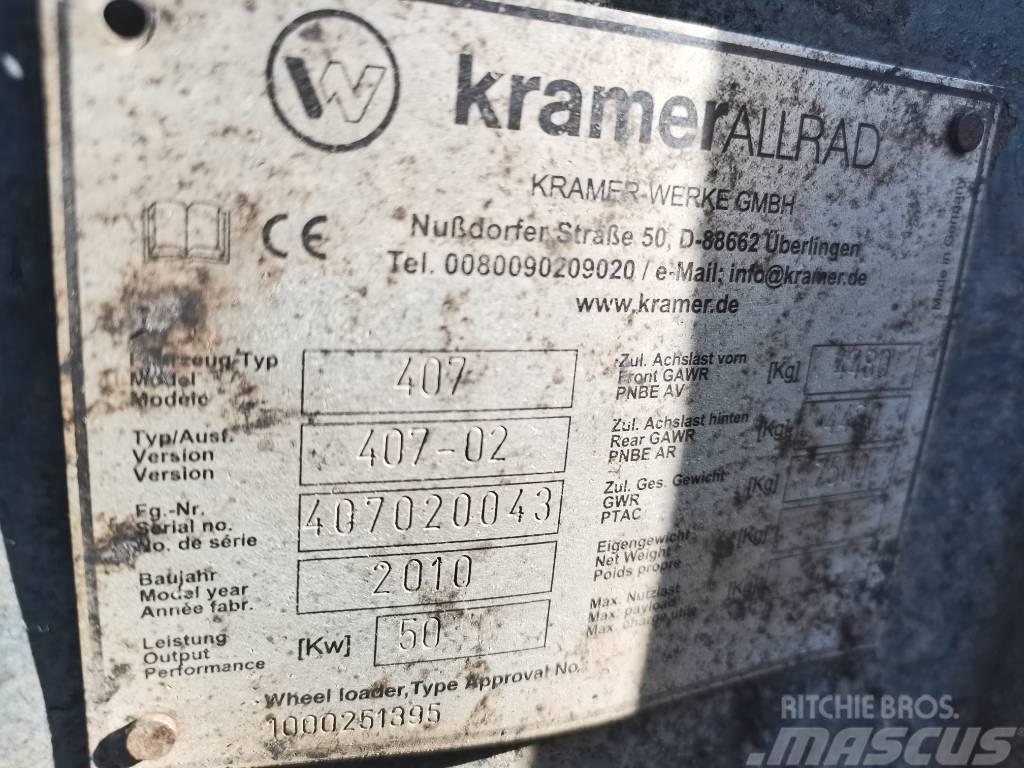 Kramer Allrad 407 KT 2010r.Parts, Części Carretillas telescópicas