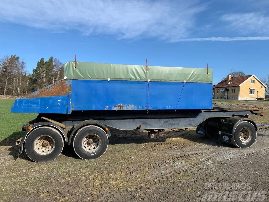 Kilafors Lastväxlarvagn 19 ton med tipp Kilafors Lastväxlar Semirremolques desmontables