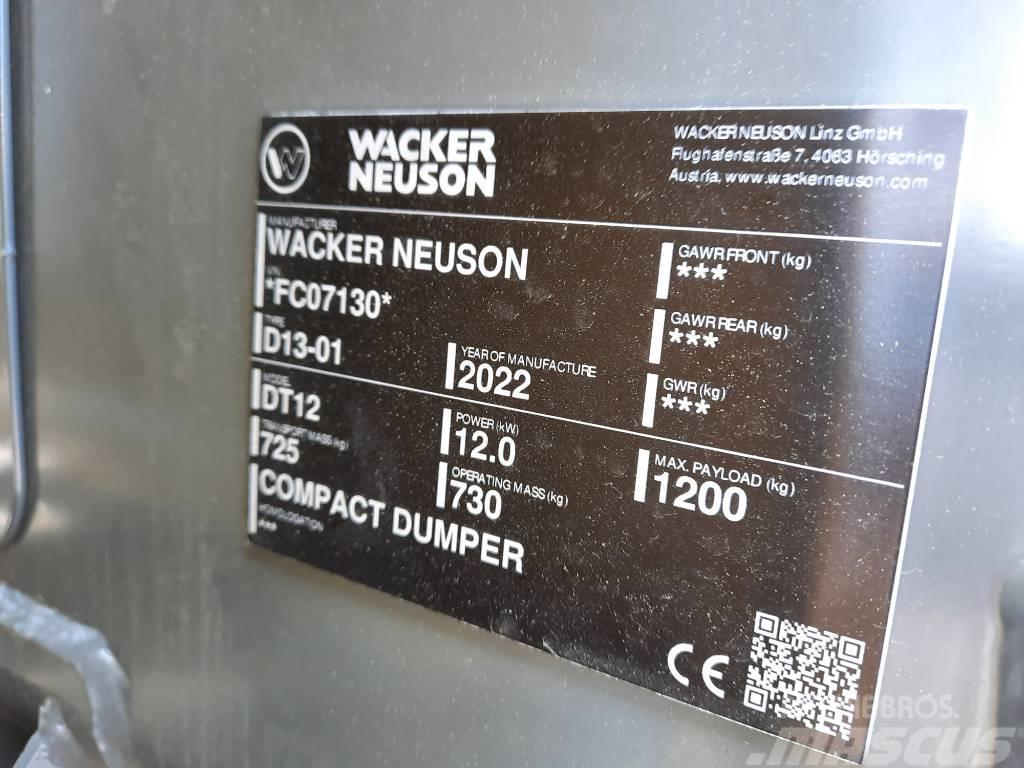 Wacker Neuson DT12 Dúmpers sobre orugas