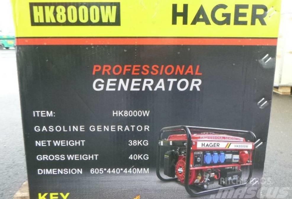  Hager HK 8000W Stromaggregat Generator Generadores de gasolina