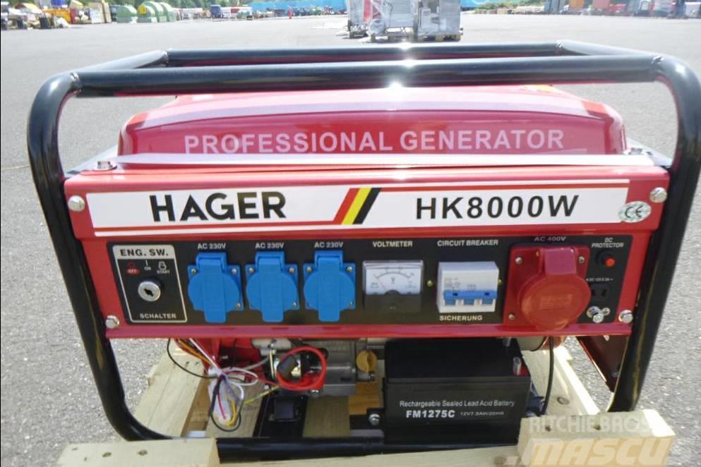  Hager HK 8000W Stromaggregat Generator Generadores de gasolina