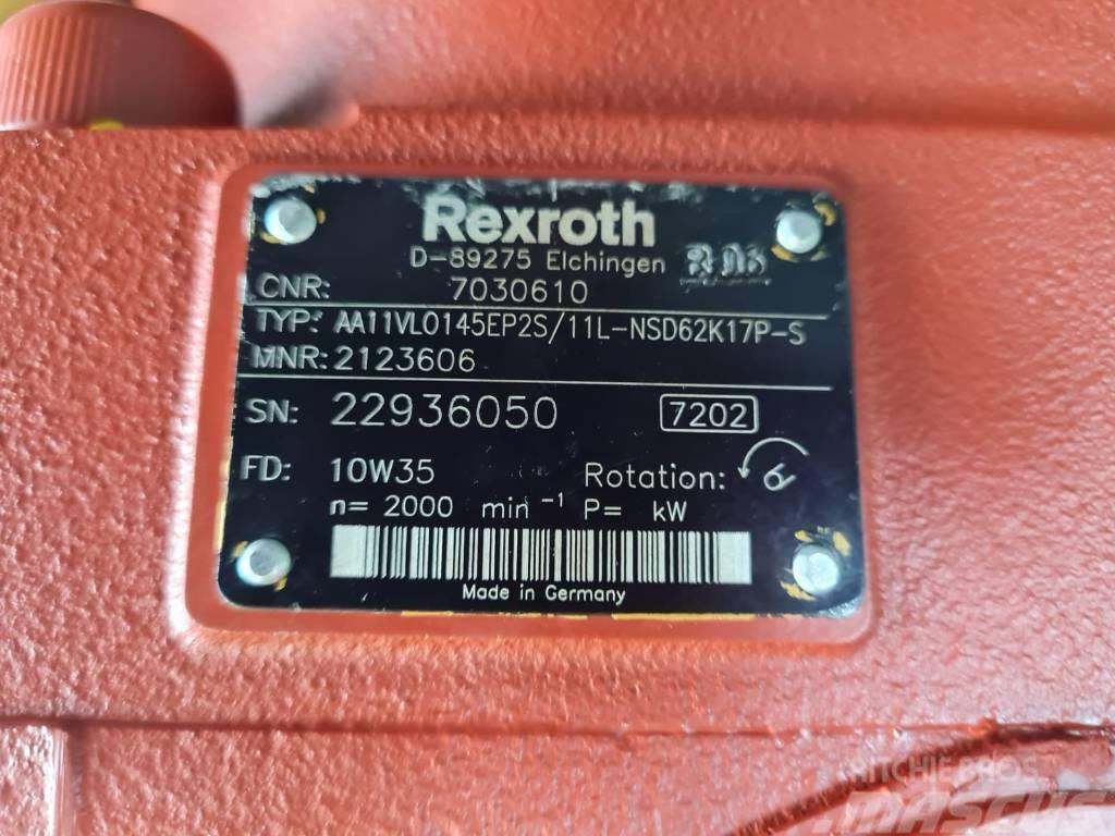 Rexroth A11VLO145EP2S/11L-NSD62K17P-S Cosechadoras