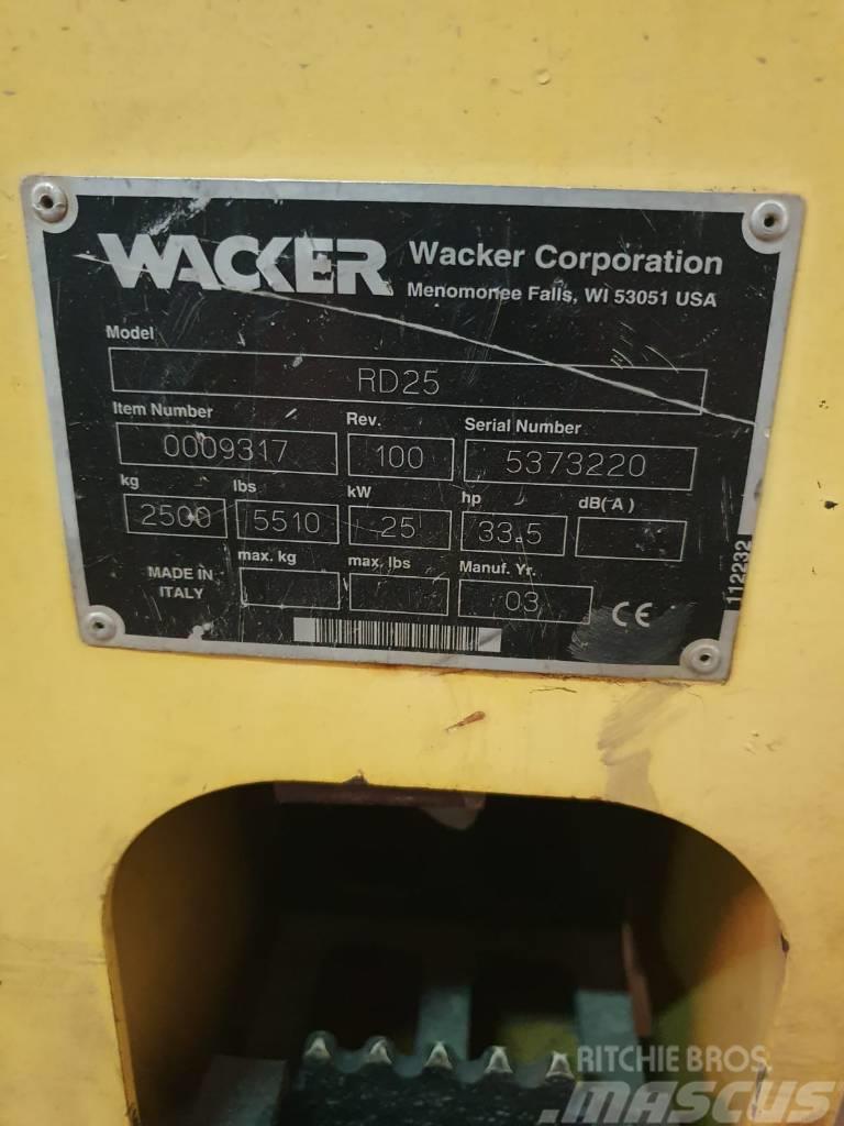 Wacker Neuson RD 25 Otros rodillos