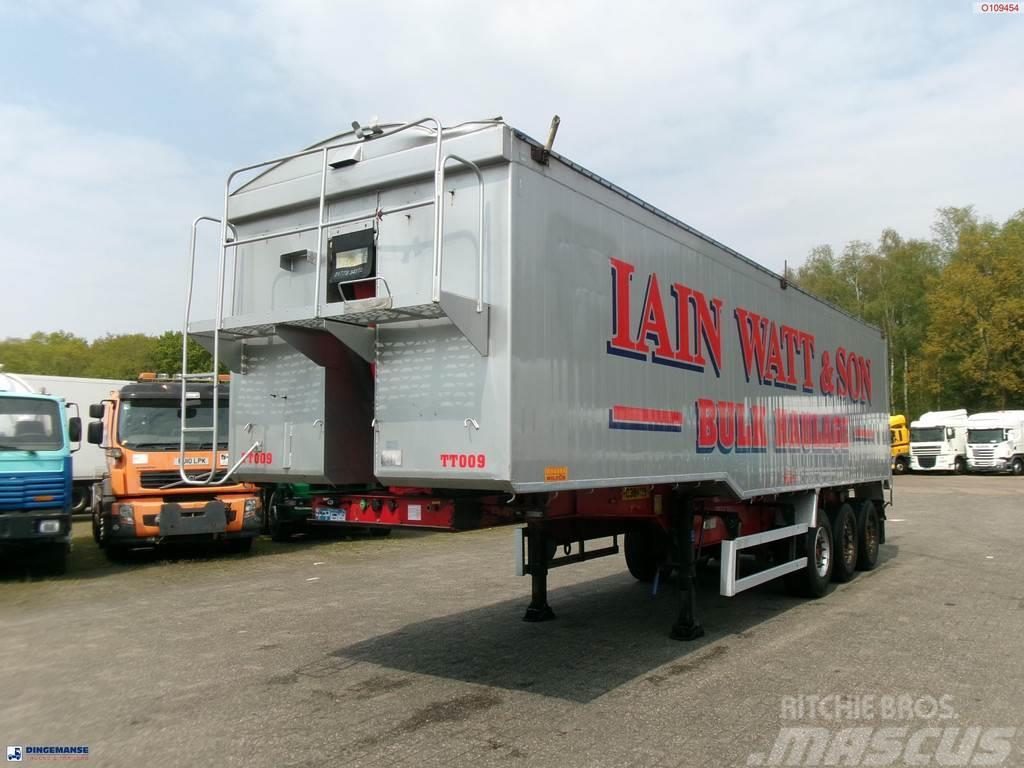 Montracon Tipper trailer alu 55 m3 + tarpaulin Semirremolques bañera