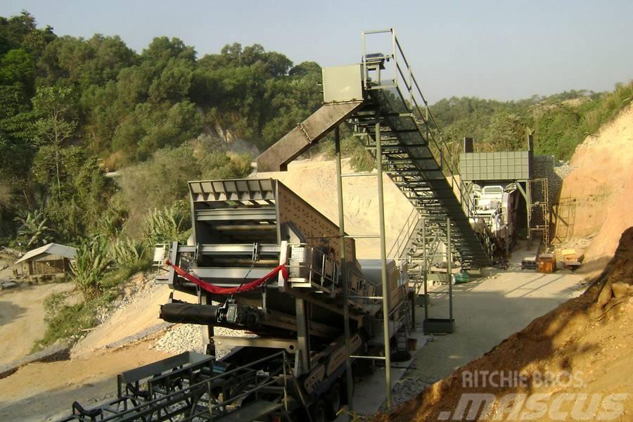Liming Four in one type mobile crusher Trituradoras móviles