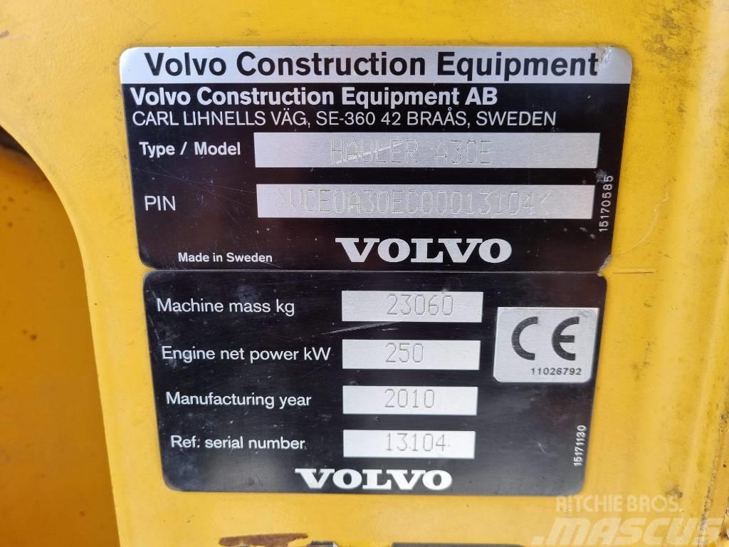 Volvo Wozidło Dumper VOLVO A30E 6x6 Dúmpers articulados