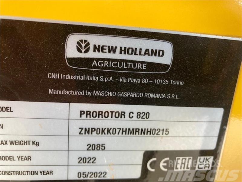 New Holland Prorotor C820 rive demo Rastrillos y henificadores
