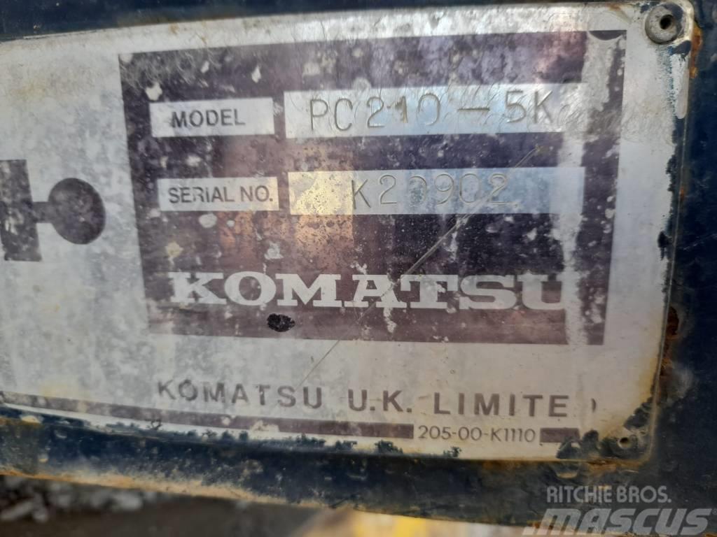 Komatsu PC 210-5 Excavadoras de cadenas