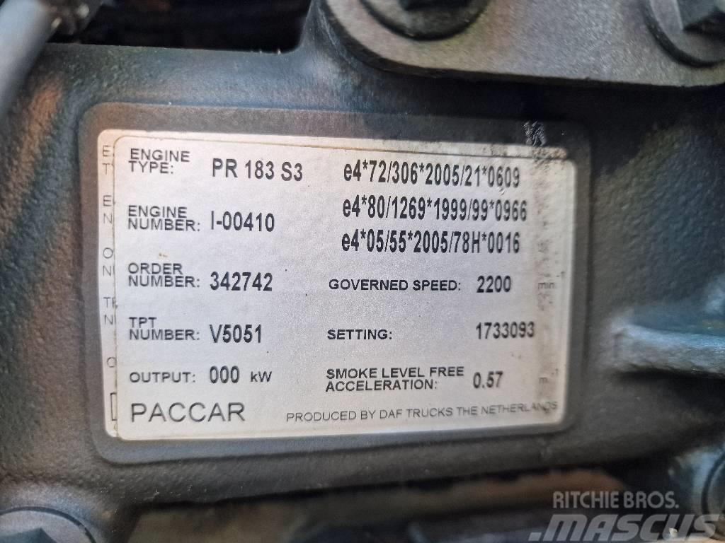 Paccar PR 183 S3 Motores