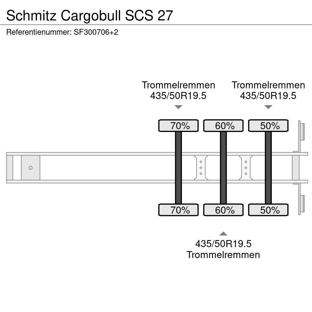 Schmitz Cargobull SCS 27 Semirremolques con caja de lona