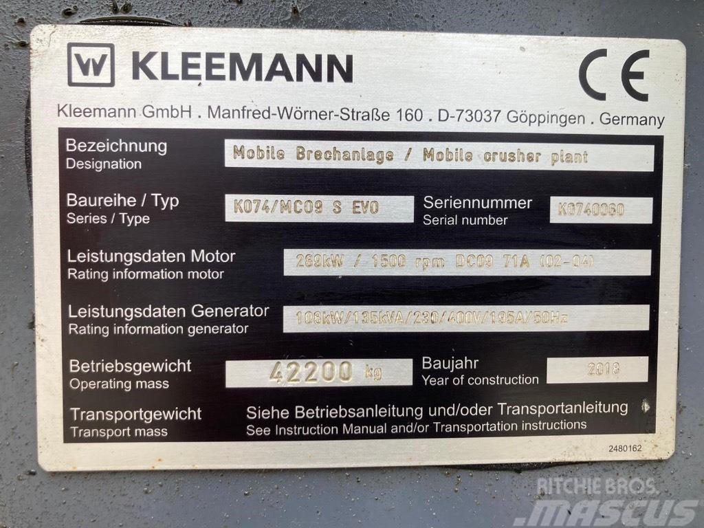 Kleemann Mco 9 s Trituradoras móviles