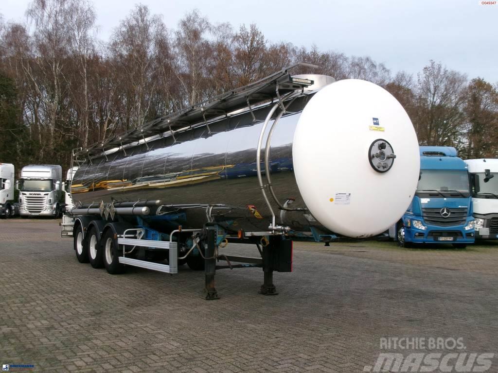 Magyar Chemical tank inox L4BH 32.5 m3 / 1 comp Semirremolques cisterna
