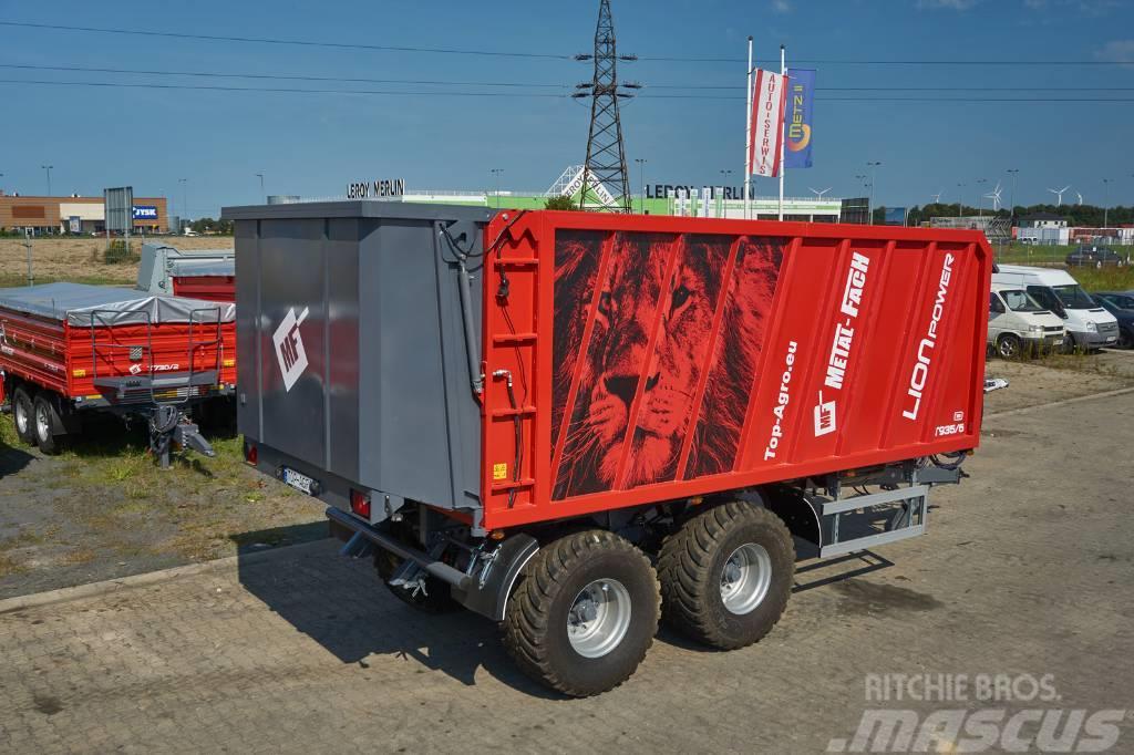Metal-Fach T935/6 - 32m3 trailer with front sliding wall Remolques multifunción