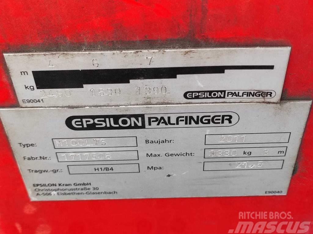 Palfinger EPSILON M100L75 Grúas cargadoras
