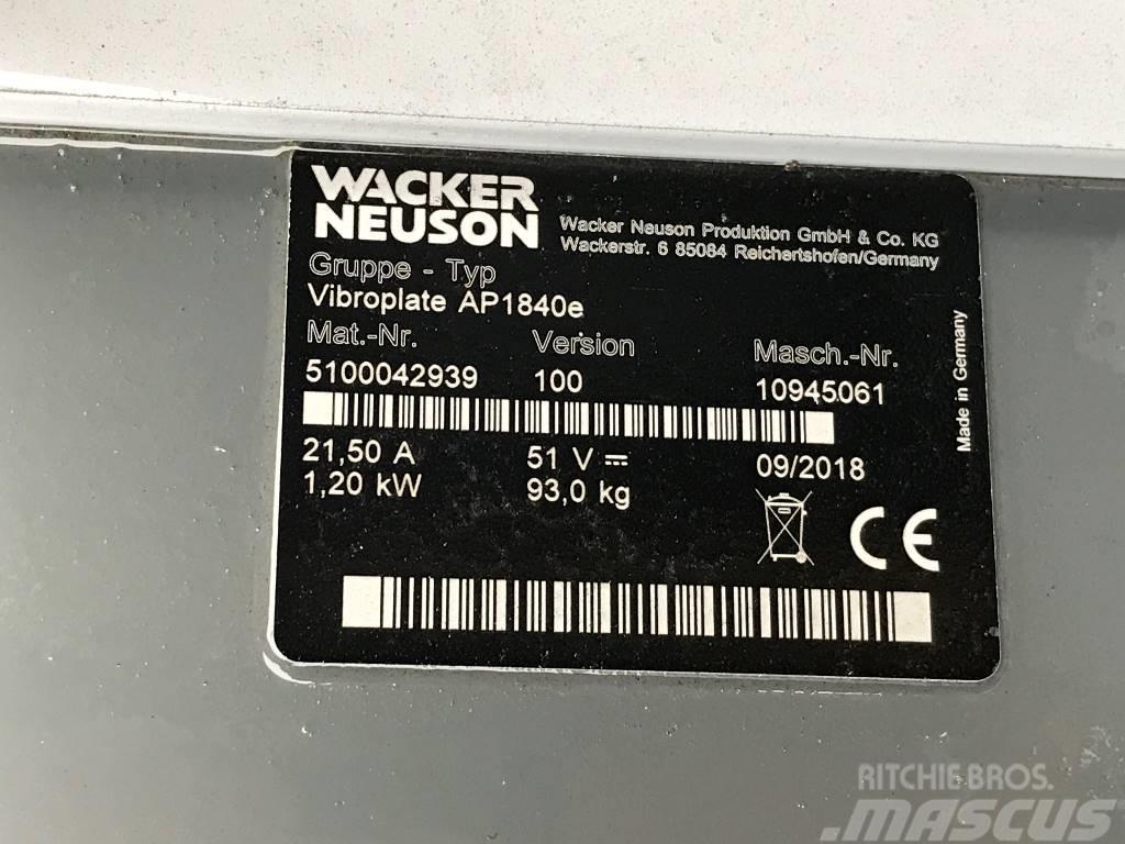 Wacker Neuson AP1840e Vibradores