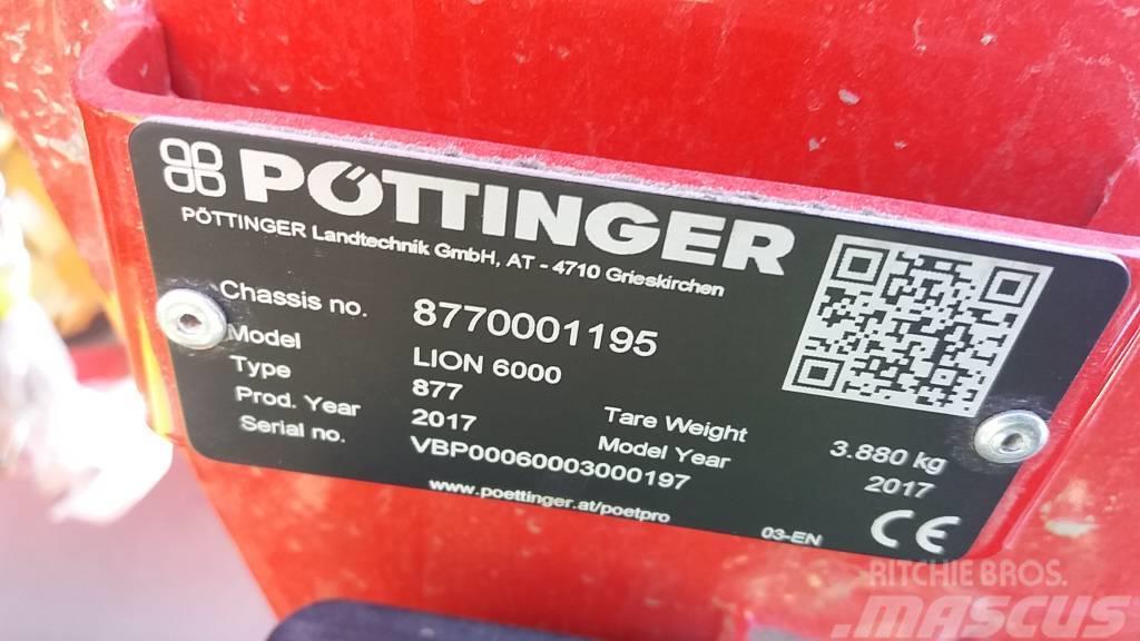 Pöttinger Lion 6000 tasojyrsin Gradas rotativas / rotocultivadores