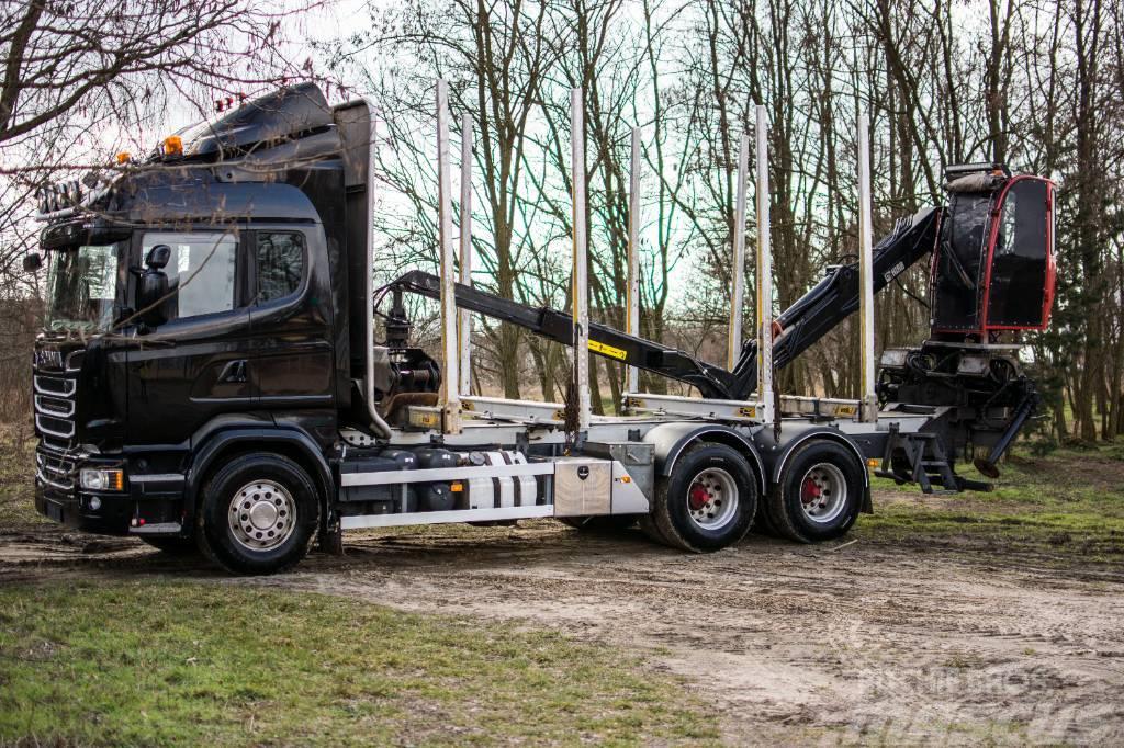 Scania R580 Transporte de madera