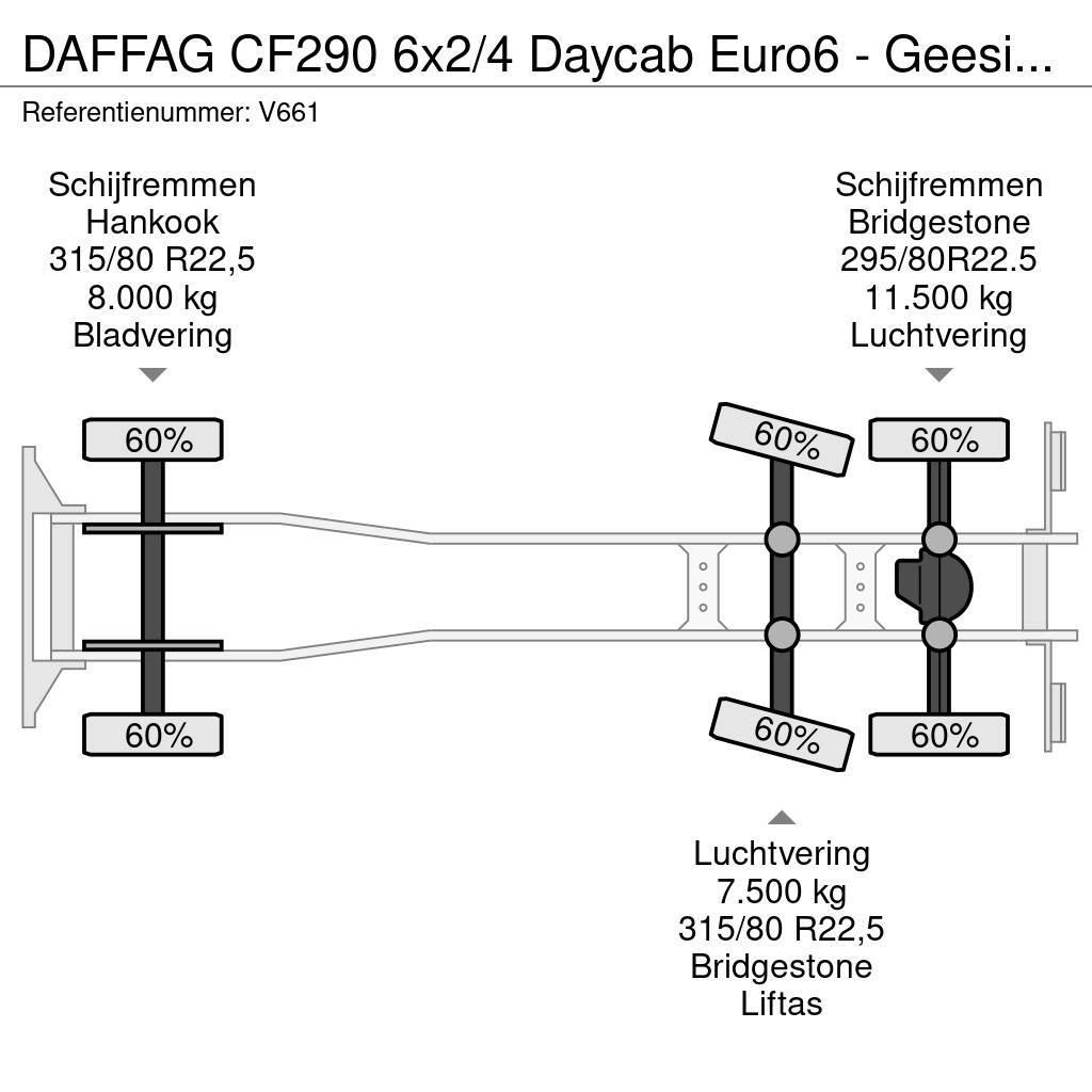 DAF FAG CF290 6x2/4 Daycab Euro6 - Geesink GPMIII 20H2 Camiones de basura