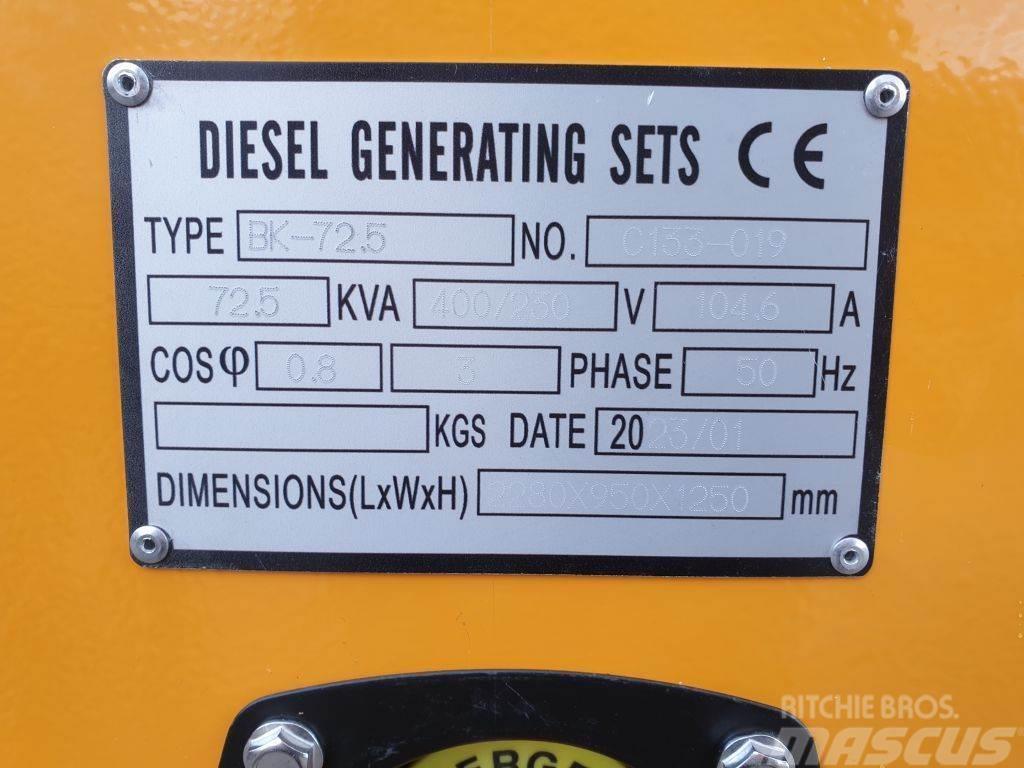 Diversen BK-72.5 Generadores diesel