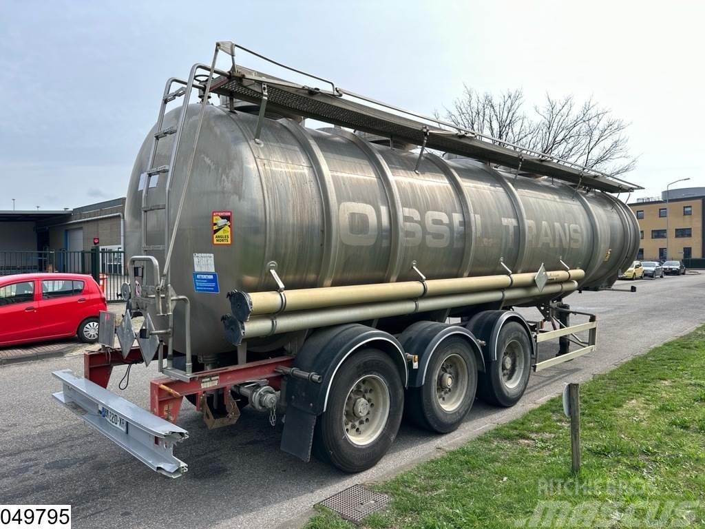 Magyar Chemie 37500 Liter RVS Tank, 1 Compartment Semirremolques cisterna