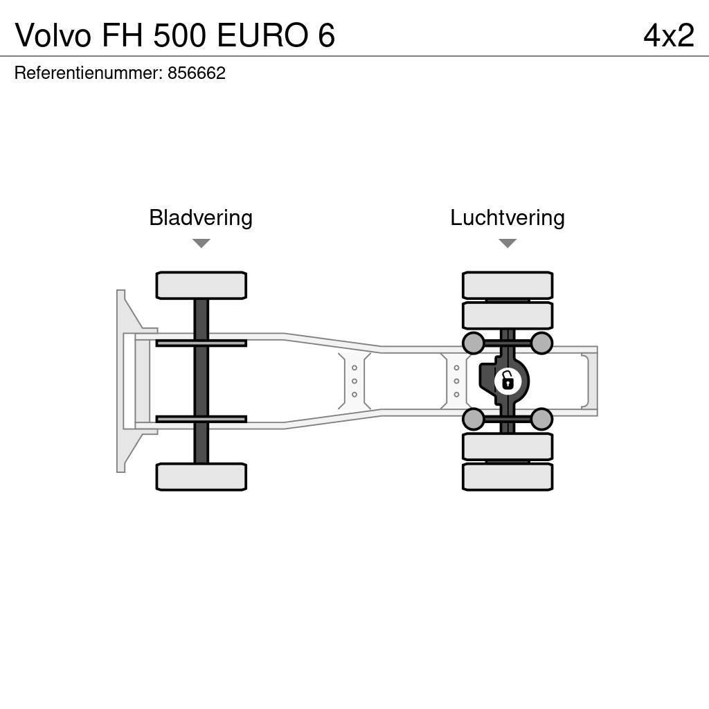 Volvo FH 500 EURO 6 Cabezas tractoras