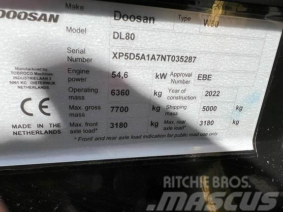 Doosan DL80-7 Cargadoras sobre ruedas