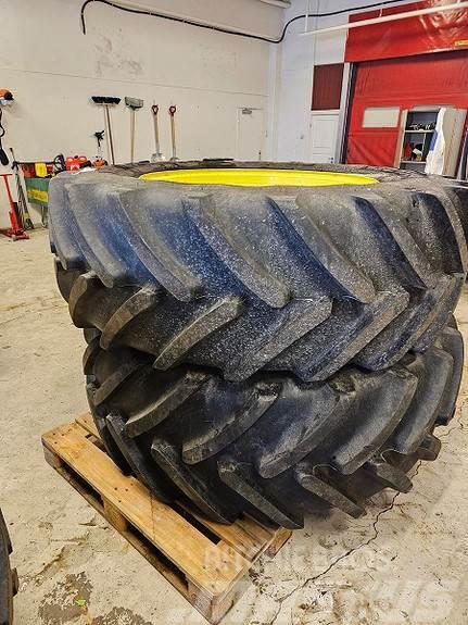 John Deere Hjul par: Michelin Multibib 650/65R42 Ukjent Gul Neumáticos, ruedas y llantas
