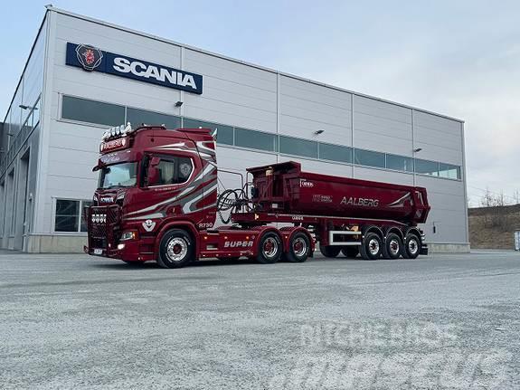 Scania R 730 A6x4NB Tipptrekker med 2020 mod Carnehl Tipp Cabezas tractoras