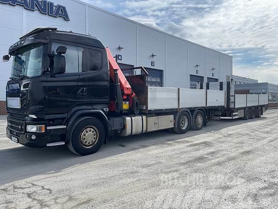 Scania R580LB6x2*4NB med Palfinger 34002-SH G byggevareb Camiones grúa