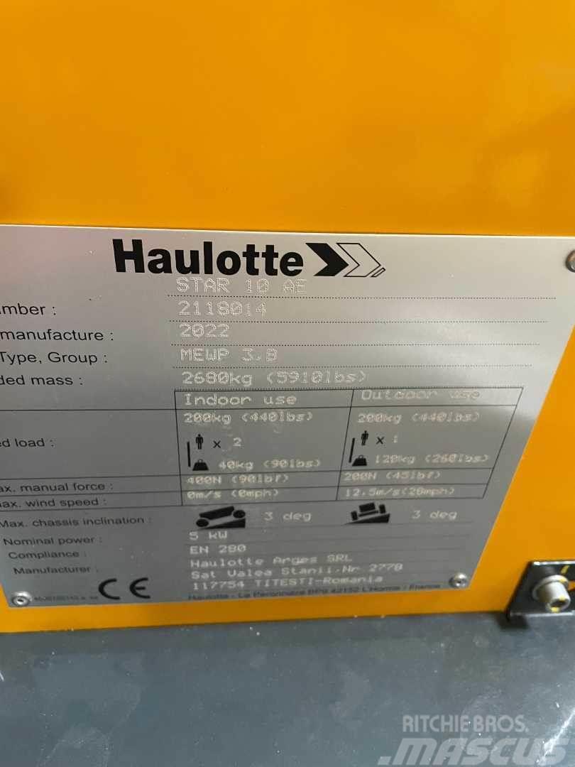 Haulotte STAR 10 Otros equipamientos de construcción