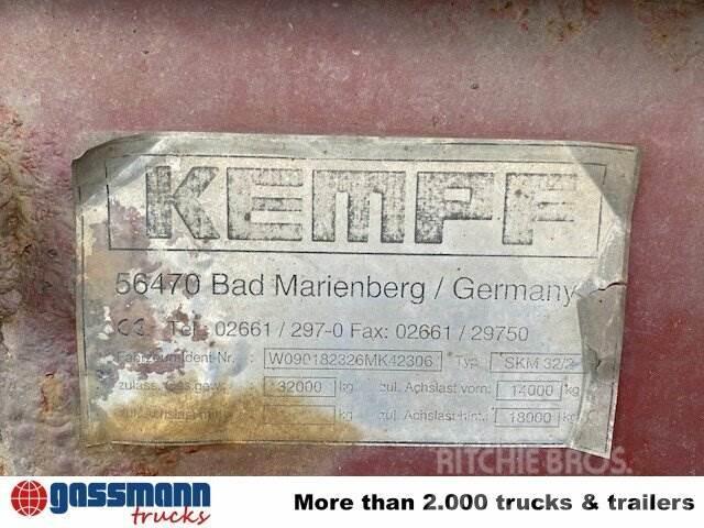 Kempf SKM 32/2 Stahlmulde ca. 24m³, Liftachse, Semirremolques bañera