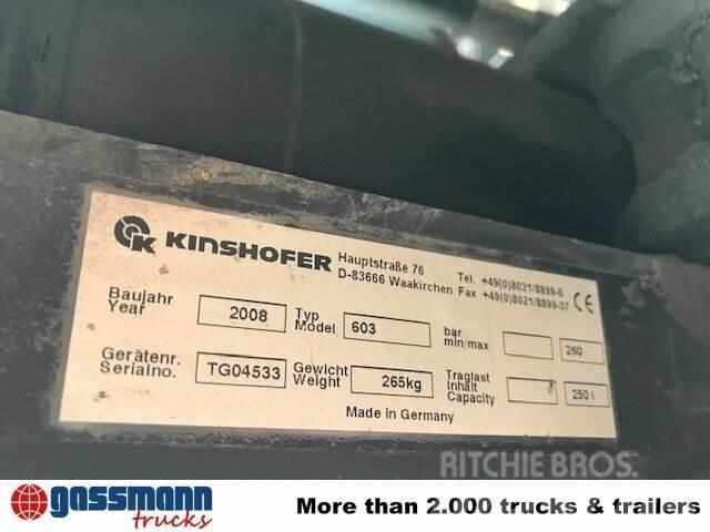 Kinshofer KM 603-250c Grabgreifer, 8x VORHANDEN Camiones grúa