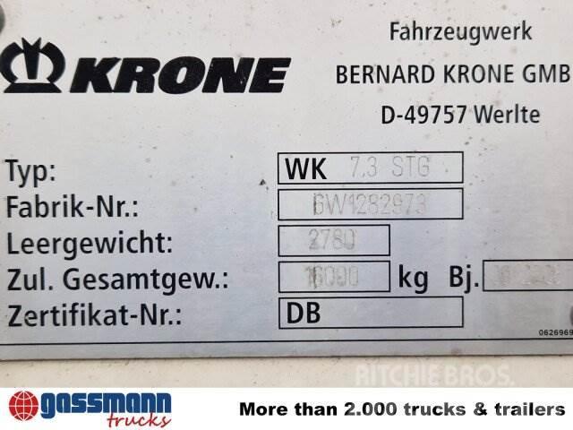 Krone WK 7.3 STG Wechselbrücke Camiones portacontenedores